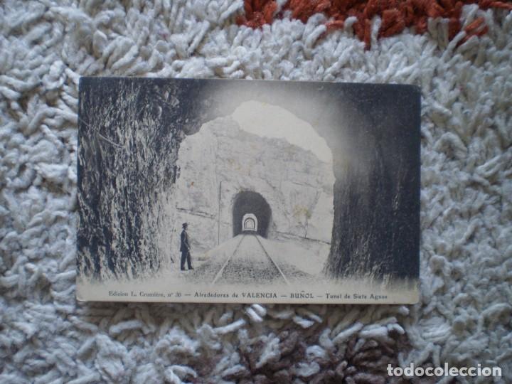 Outros artigos de papel: CURIOSA POSTAL ANTIGUA. TUNEL DE SIETE AGUAS. BU&Ntilde;OL. ALREDEDORES VALENCIA.