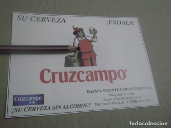 Otros Art&iacute;culos de Coleccionismo en Papel: RECORTE PUBLICIDAD A&Ntilde;OS 80/90 .- CERVEZA CRUZCAMPO  - UTRERA- SEVILLA