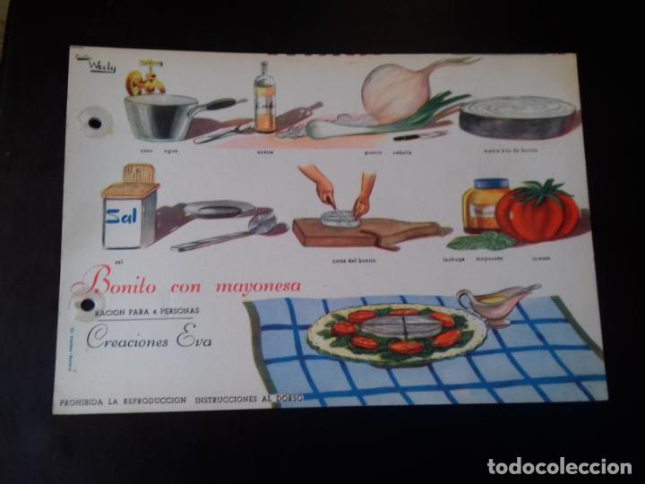 Paper Collecting Others: RECETA COCINA. CREACIONES EVA. BONITO MAYNESA