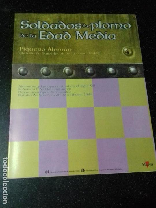 Otros Art&iacute;culos de Coleccionismo en Papel: SOLDADOS DE PLOMO DE LA EDAD MEDIA. PIQUERO ALEMAN. EDITORIAL ALTAYA. N&ordm; 4