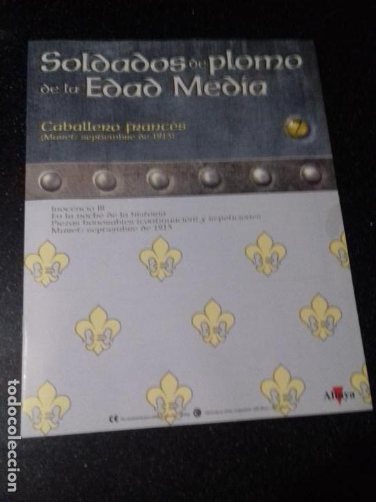 Otros Art&iacute;culos de Coleccionismo en Papel: SOLDADOS DE PLOMO DE LA EDAD MEDIA. CABALLERO FRANCES. EDITORIAL ALTAYA. N&ordm; 7.