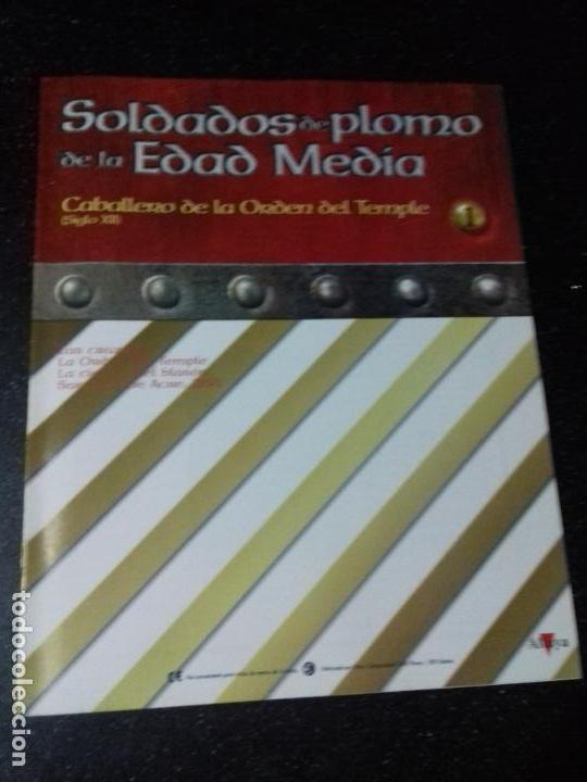 Otros Art&iacute;culos de Coleccionismo en Papel: SOLDADOS DE PLOMO DE LA EDAD MEDIA. CABALLERO DE LA ORDEN DEL TEMPLE. ALTAYA. N&ordm; 1.