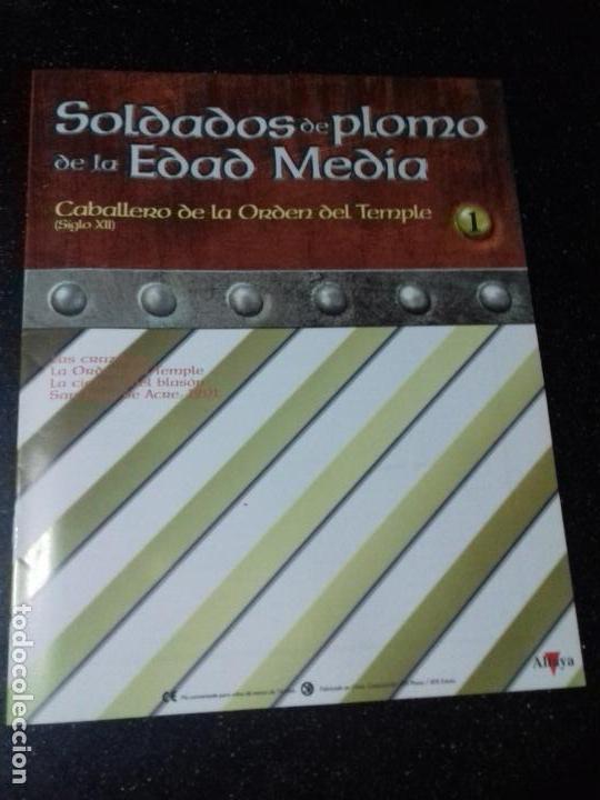 Otros Art&iacute;culos de Coleccionismo en Papel: SOLDADOS DE PLOMO DE LA EDAD MEDIA. CABALLERO DE LA ORDEN DEL TEMPLE. ALTAYA. N&ordm; 1.