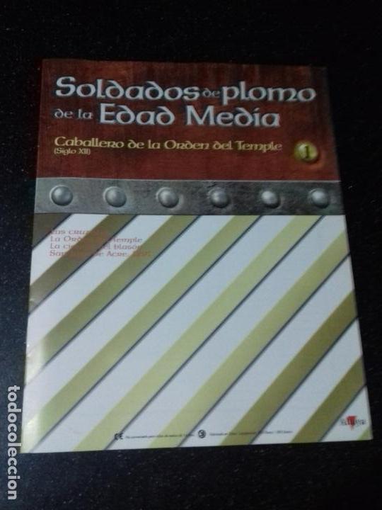 Otros Art&iacute;culos de Coleccionismo en Papel: SOLDADOS DE PLOMO DE LA EDAD MEDIA. CABALLERO DE LA ORDEN DEL TEMPLE. ALTAYA. N&ordm; 1.