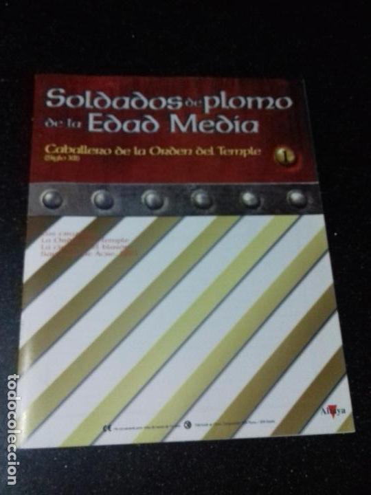 Otros Art&iacute;culos de Coleccionismo en Papel: SOLDADOS DE PLOMO DE LA EDAD MEDIA. CABALLERO DE LA ORDEN DEL TEMPLE. ALTAYA. N&ordm; 1.