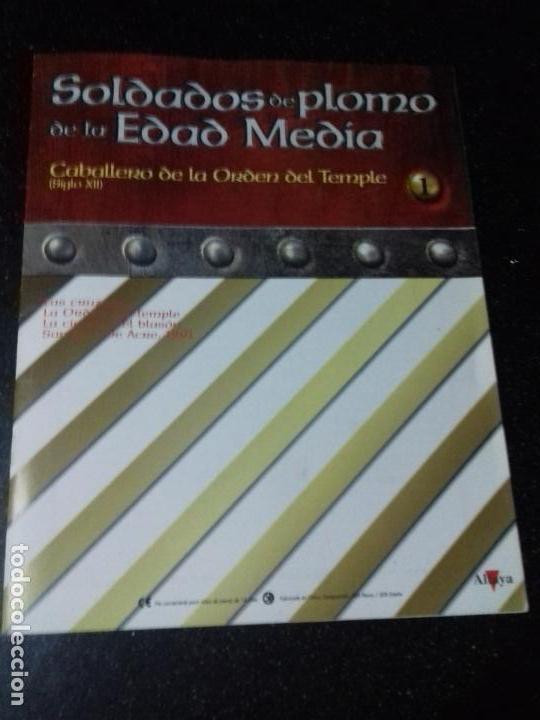 Otros Art&iacute;culos de Coleccionismo en Papel: SOLDADOS DE PLOMO DE LA EDAD MEDIA. CABALLERO DE LA ORDEN DEL TEMPLE. ALTAYA. N&ordm; 1.