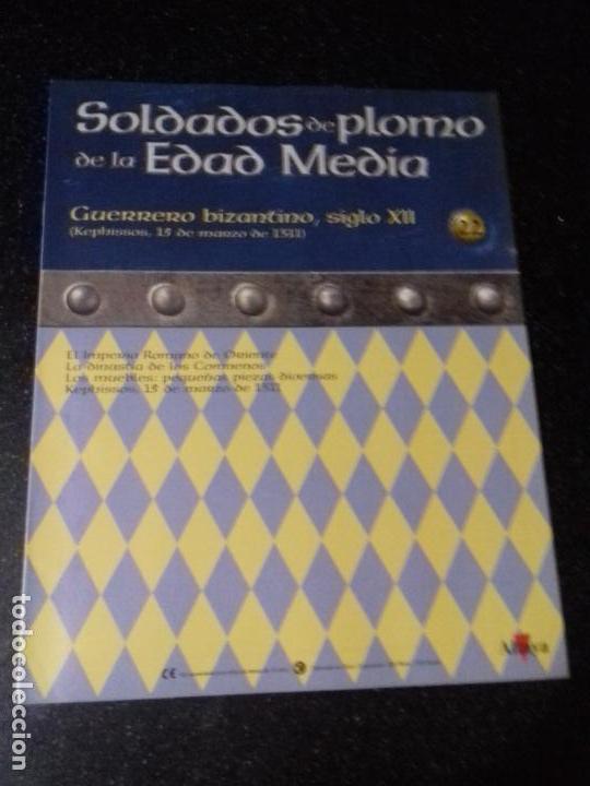 Paper Collecting Others: SOLDADOS DE PLOMO DE LA EDAD MEDIA. GUERRERO BIZANTINO, SIGLO XII. ALTAYA. N&ordm; 22.