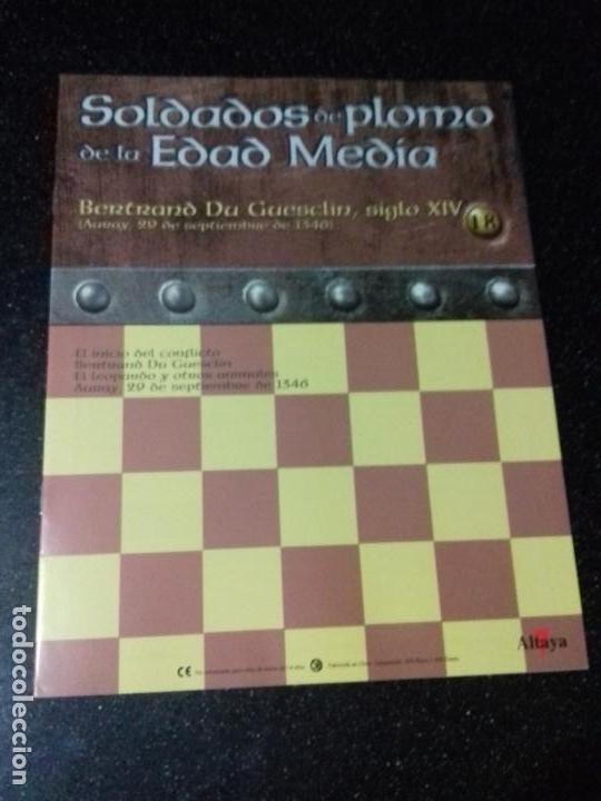 Paper Collecting Others: SOLDADOS DE PLOMO DE LA EDAD MEDIA. BERTRAND DU GUESCLIN, SIGLO XIV. ALTAYA. N&ordm; 18.