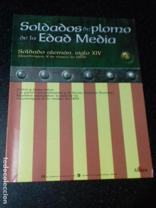 Paper Collecting Others: SOLDADOS DE PLOMO DE LA EDAD MEDIA. SOLDADO ALEMAN, SIGLO XIV. ALTAYA. N&ordm; 23.