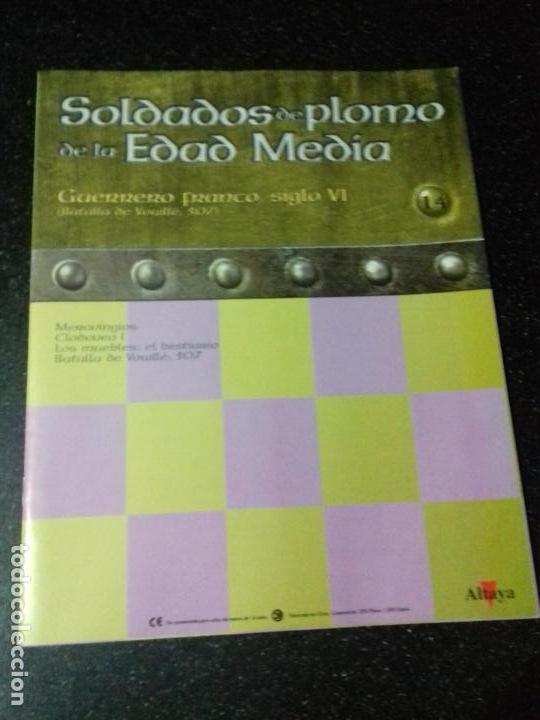 Paper Collecting Others: SOLDADOS DE PLOMO DE LA EDAD MEDIA. GUERRERO FRANCO, SIGLO VI. ALTAYA. N&ordm; 14.