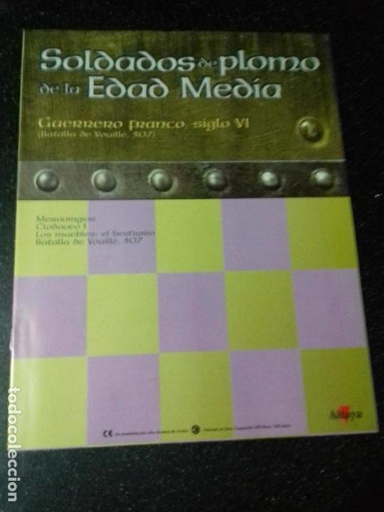 Paper Collecting Others: SOLDADOS DE PLOMO DE LA EDAD MEDIA. GUERRERO FRANCO, SIGLO VI. ALTAYA. N&ordm; 14.