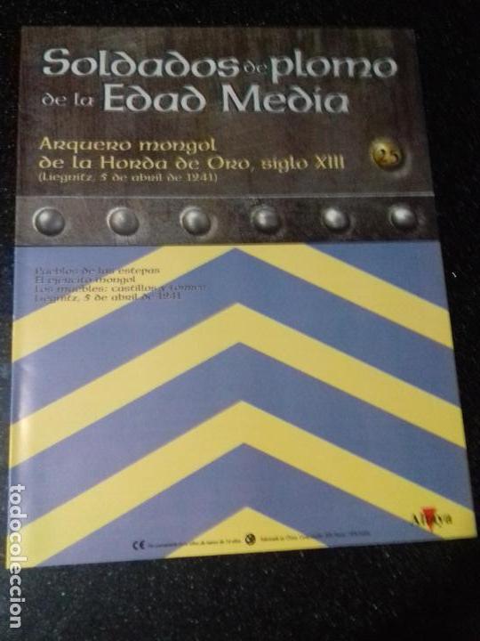 Paper Collecting Others: SOLDADOS DE PLOMO DE LA EDAD MEDIA. ARQUERO MONGOL, SIGLO XIII. ALTAYA. N&ordm; 25.