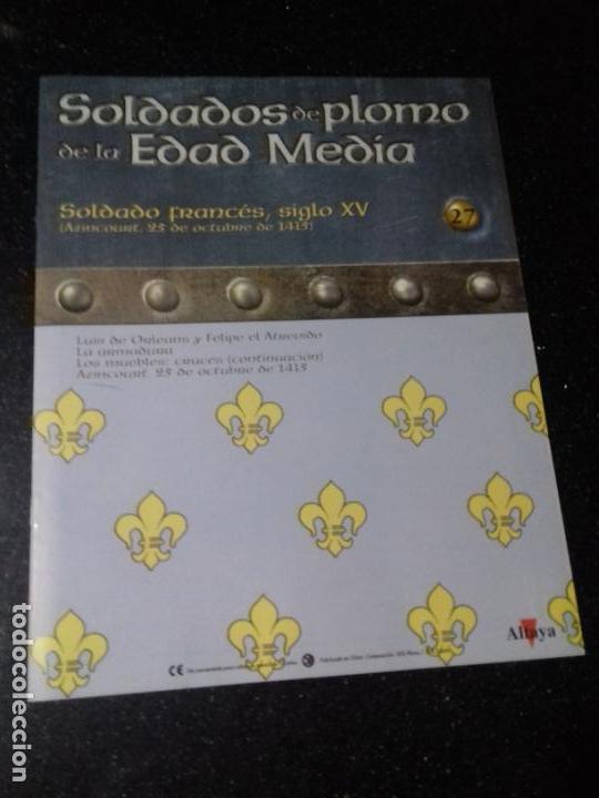 Otros Art&iacute;culos de Coleccionismo en Papel: SOLDADOS DE PLOMO DE LA EDAD MEDIA. SOLDADO FRANCES, SIGLO XV. ALTAYA. N&ordm; 27.