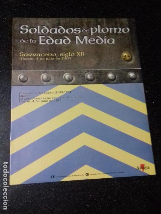 Otros Art&iacute;culos de Coleccionismo en Papel: SOLDADOS DE PLOMO DE LA EDAD MEDIA. SARRACENO, SIGLO XII. ALTAYA. N&ordm; 35.