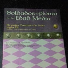 Otros Artículos de Coleccionismo en Papel: SOLDADOS DE PLOMO DE LA EDAD MEDIA. RICARDO CORAZON DE LEON, SIGLO XII. ALTAYA. Nº 29.. Lote 149410486