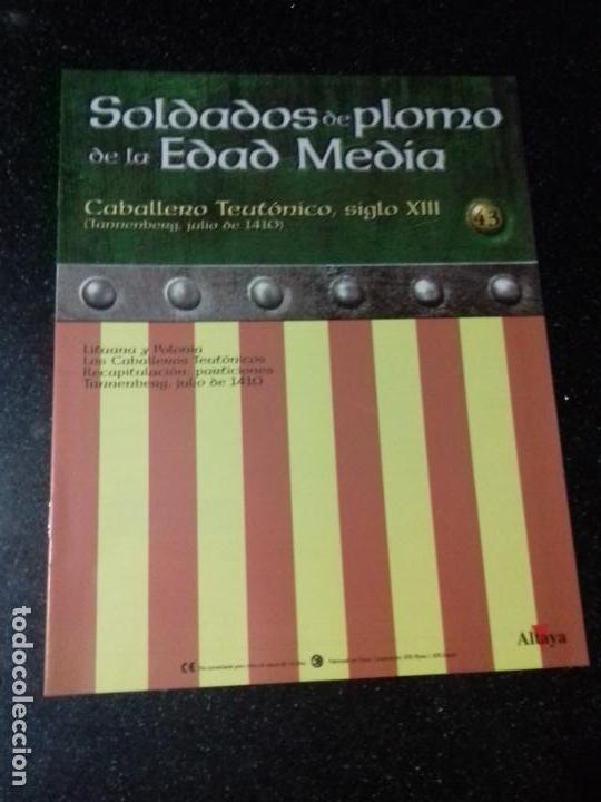 Otros Art&iacute;culos de Coleccionismo en Papel: SOLDADOS DE PLOMO DE LA EDAD MEDIA. CABALLERO TEUTONICO, SIGLO XIII. ALTAYA. N&ordm; 43.