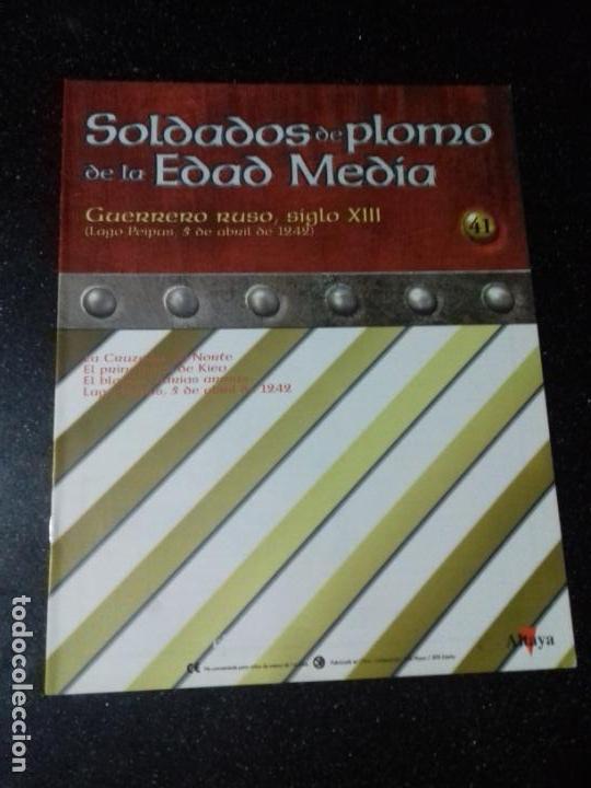Otros Art&iacute;culos de Coleccionismo en Papel: SOLDADOS DE PLOMO DE LA EDAD MEDIA. GUERRERO RUSO, SIGLO XIII. ALTAYA. N&ordm; 41.