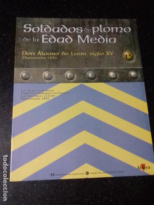 Otros Art&iacute;culos de Coleccionismo en Papel: SOLDADOS DE PLOMO DE LA EDAD MEDIA. DON ALVARO DE LUNA, SIGLO XV. ALTAYA. N&ordm; 15.