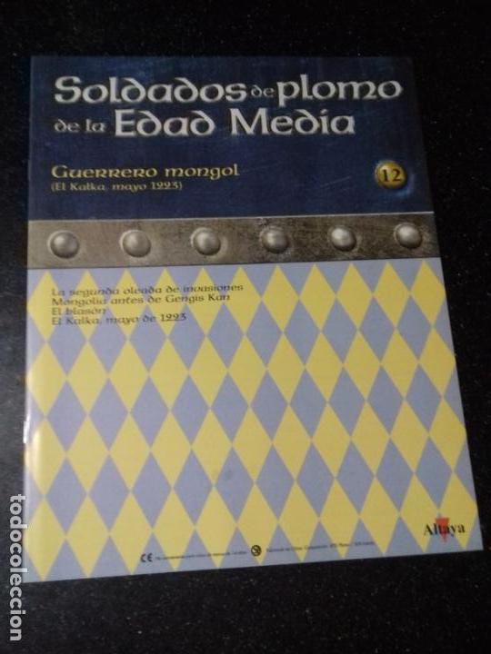 Otros Art&iacute;culos de Coleccionismo en Papel: SOLDADOS DE PLOMO DE LA EDAD MEDIA. GUERRERO MONGOL. ALTAYA. N&ordm; 12.
