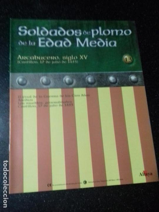 Otros Art&iacute;culos de Coleccionismo en Papel: SOLDADOS DE PLOMO DE LA EDAD MEDIA. ARCABUCERO, SIGLO XV. ALTAYA. N&ordm; 13.