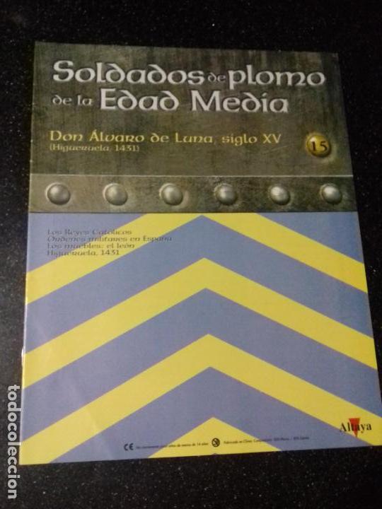 Otros Art&iacute;culos de Coleccionismo en Papel: SOLDADOS DE PLOMO DE LA EDAD MEDIA. DON ALVARO DE LUNA, SIGLO XV. ALTAYA. N&ordm; 15.