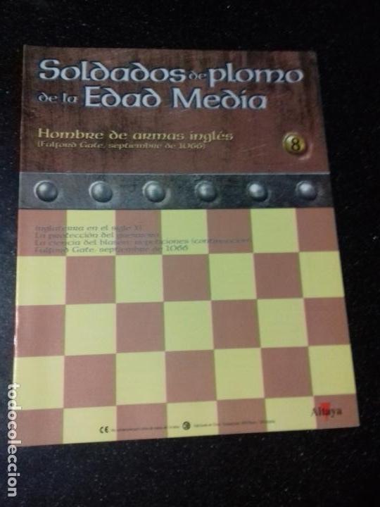 Otros Art&iacute;culos de Coleccionismo en Papel: SOLDADOS DE PLOMO DE LA EDAD MEDIA. HOMBRE DE ARMAS INGLES. ALTAYA. N&ordm; 8.