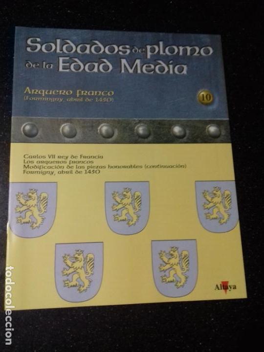 Otros Art&iacute;culos de Coleccionismo en Papel: SOLDADOS DE PLOMO DE LA EDAD MEDIA. ARQUERO FRANCO. ALTAYA. N&ordm; 10.