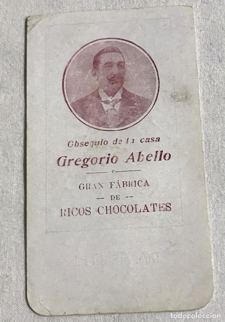 Otros Art&iacute;culos de Coleccionismo en Papel: ESTAMPA PUBLICITARIA CHOCOLATES ABELLO. VIRGEN DEL PILAR