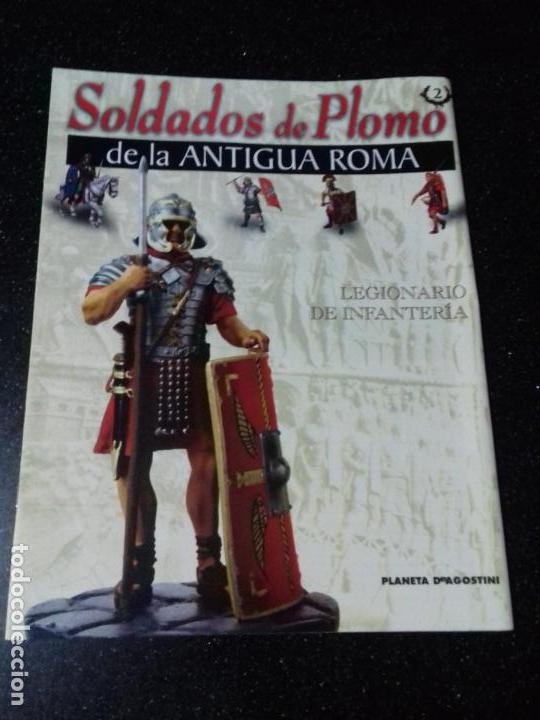 Sammelleidenschaft Andere Papierartikel: COLECCIONABLE PLANETA DEAGOSTINI. SOLDADOS DE PLOMO DE LA ANTIGUA ROMA. N&ordm;2. LEGIONARIO.