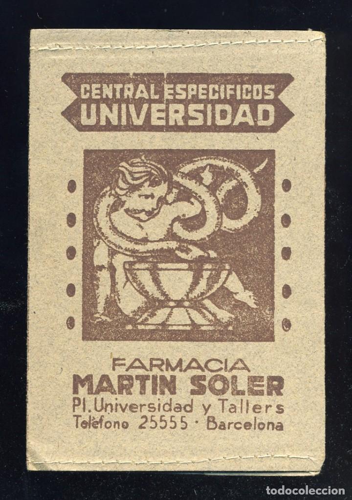 Otros art&iacute;culos de coleccionismo en papel: Carterita de receta de la Farmacia Martin Soler de Barcelona. Ver fotos adicionales
