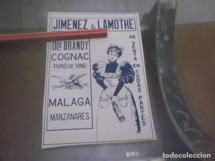 Otros Art&iacute;culos de Coleccionismo en Papel: RECORTE PUBLICIDAD A&Ntilde;O 1899 - BRANDY - CO&Ntilde;AC - JIMENEZ & LAMOTHE - MALAGA