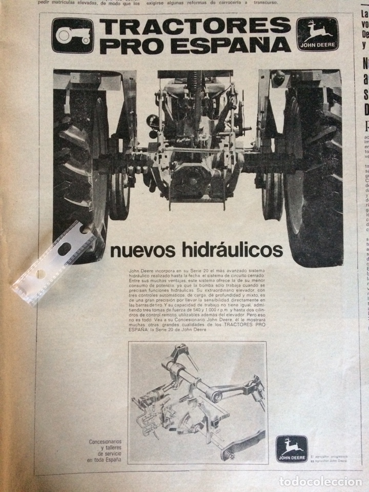 Outros artigos de papel: Publicidad tractores john deere de 1970