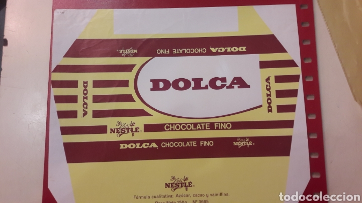 Collectionnisme Papier divers: Chocolate Dolca Nestle emboltorio