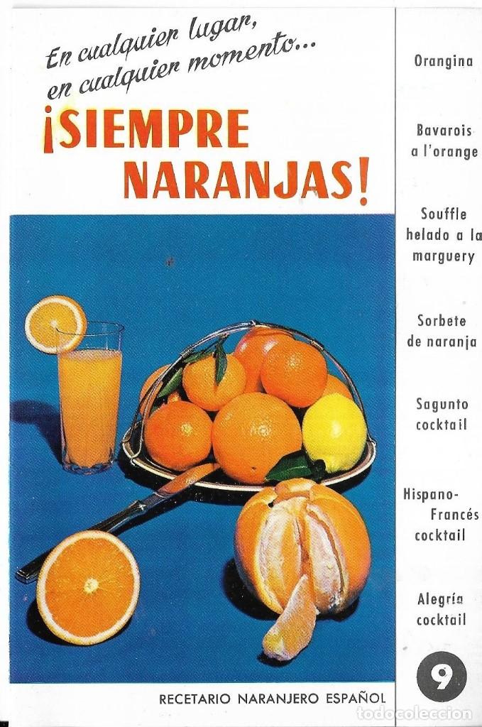Otros Art&iacute;culos de Coleccionismo en Papel: :::: AA287 - FOLLETO SIEMPRE NARANJAS - RECETARIO NARANJERO ESPA&Ntilde;OL N&ordm; 9