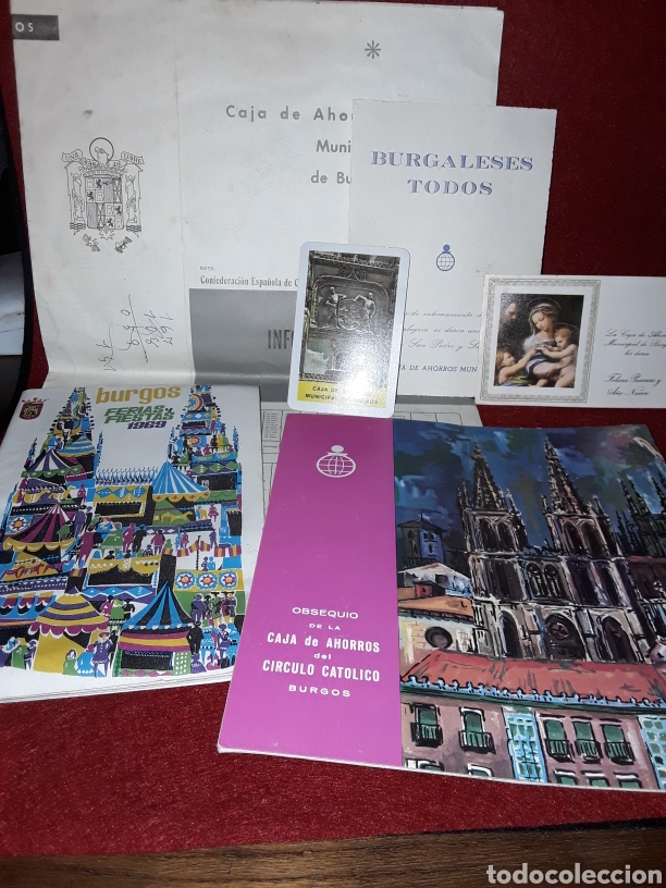 Paper Collecting Others: Lote articulos caja de ahorros municipal de burgos