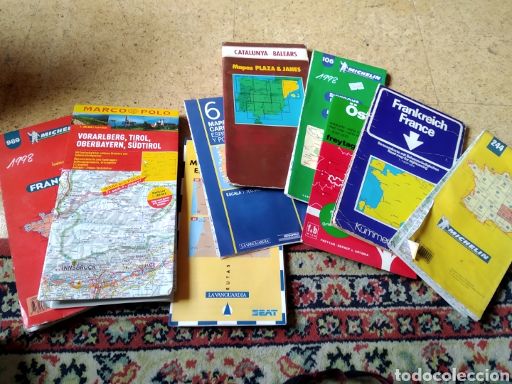 Otros Art&iacute;culos de Coleccionismo en Papel: Lote mapas
