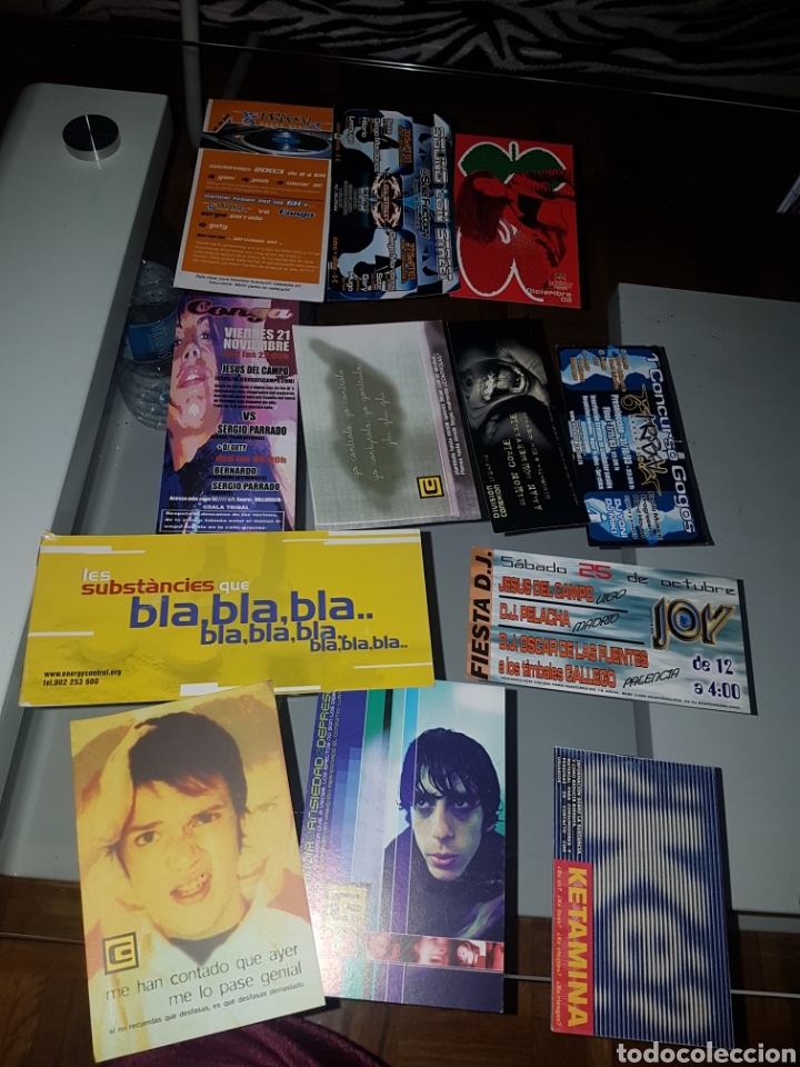 Otros Art&iacute;culos de Coleccionismo en Papel: Lote de publicidad discoteca , drogas ..etc
