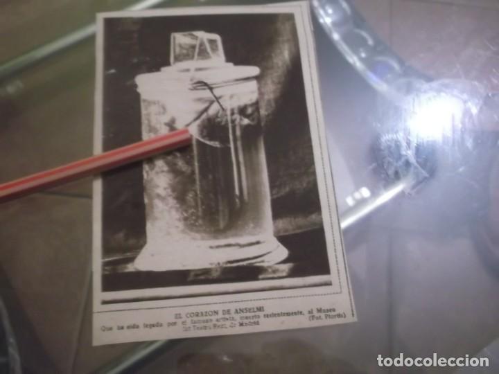 Otros Art&iacute;culos de Coleccionismo en Papel: RECORTE PUBLICIDAD A&Ntilde;O 1929 - EL CORAZ&Oacute;N DEL CANTANTE ANSELMI EN MUSEO PRADO Y LUEGO MUSEO ALMAGRO