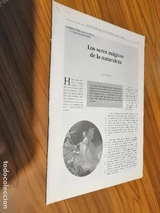 Sammelleidenschaft Andere Papierartikel: ARTICULO. LOS SERES M&Aacute;GICOS DE LA NATURALEZA. JES&Uacute;S CALLEJO. ART&Iacute;CULO CON 4 PAGINAS. GRAPA