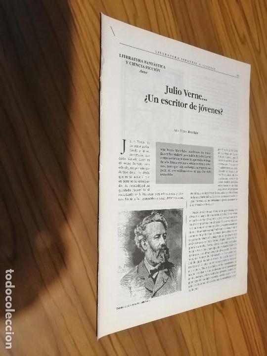 Sammelleidenschaft Andere Papierartikel: ARTICULO. JULIO VERNE... &iquest;UN ESCRITOR DE J&Oacute;VENES? ANA P&Eacute;RES. ART&Iacute;CULO CON 4 PAGINAS. GRAPA
