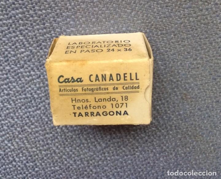 Otros Art&iacute;culos de Coleccionismo en Papel: fotografia, caja de rollo pelicula de fotos, foto, casa canadell - tarragona