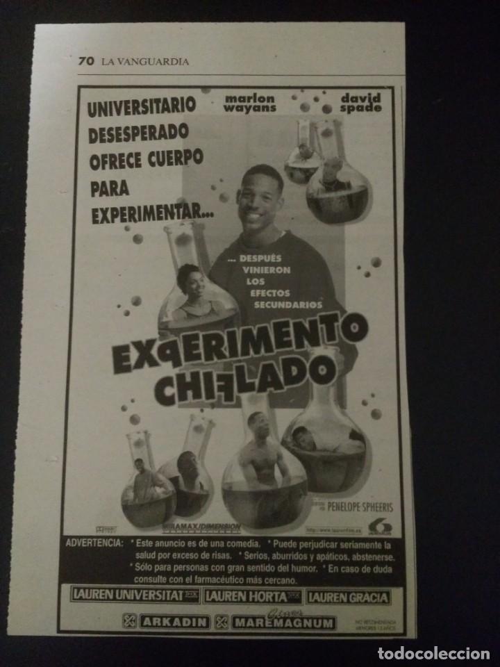 Collectionnisme Papier divers: RECORTE &laquo;EXPERIMENTO CHIFLADO&raquo;