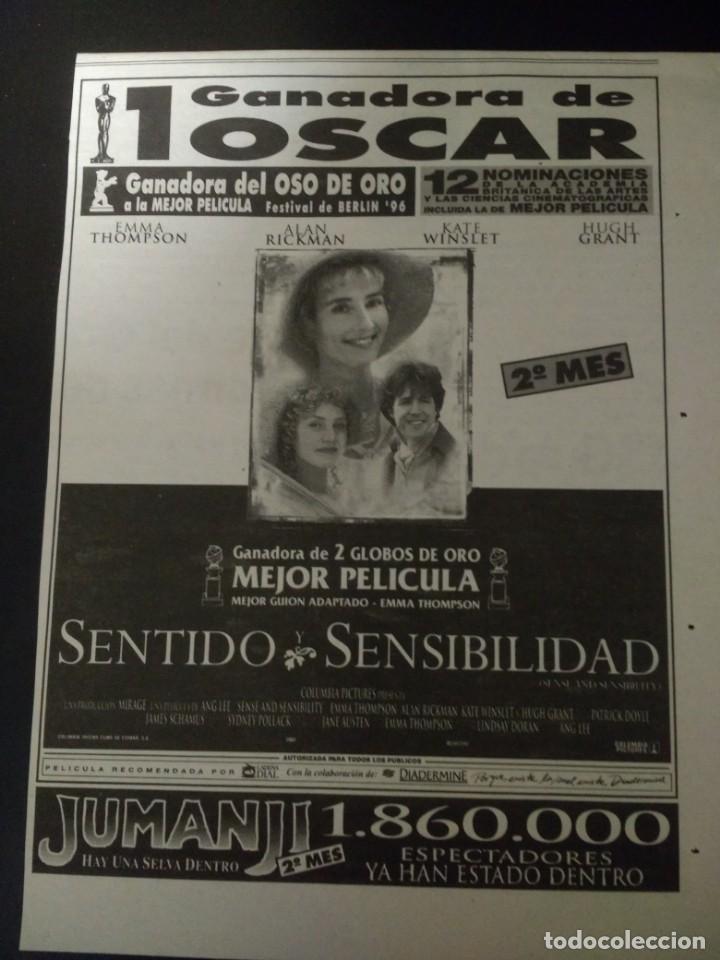 Collectionnisme Papier divers: RECORTE &laquo;SENTIDO Y SENSIBILIDAD&raquo;