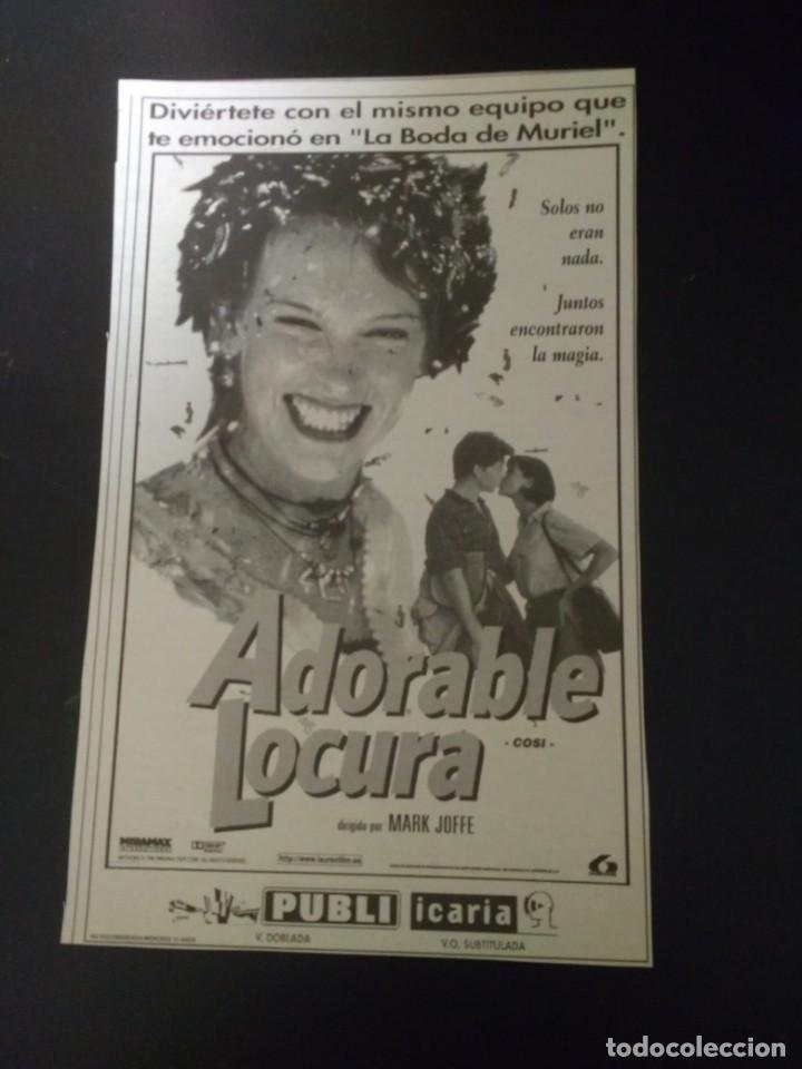 Collectionnisme Papier divers: RECORTE &laquo;ADORABLE LOCURA&raquo;