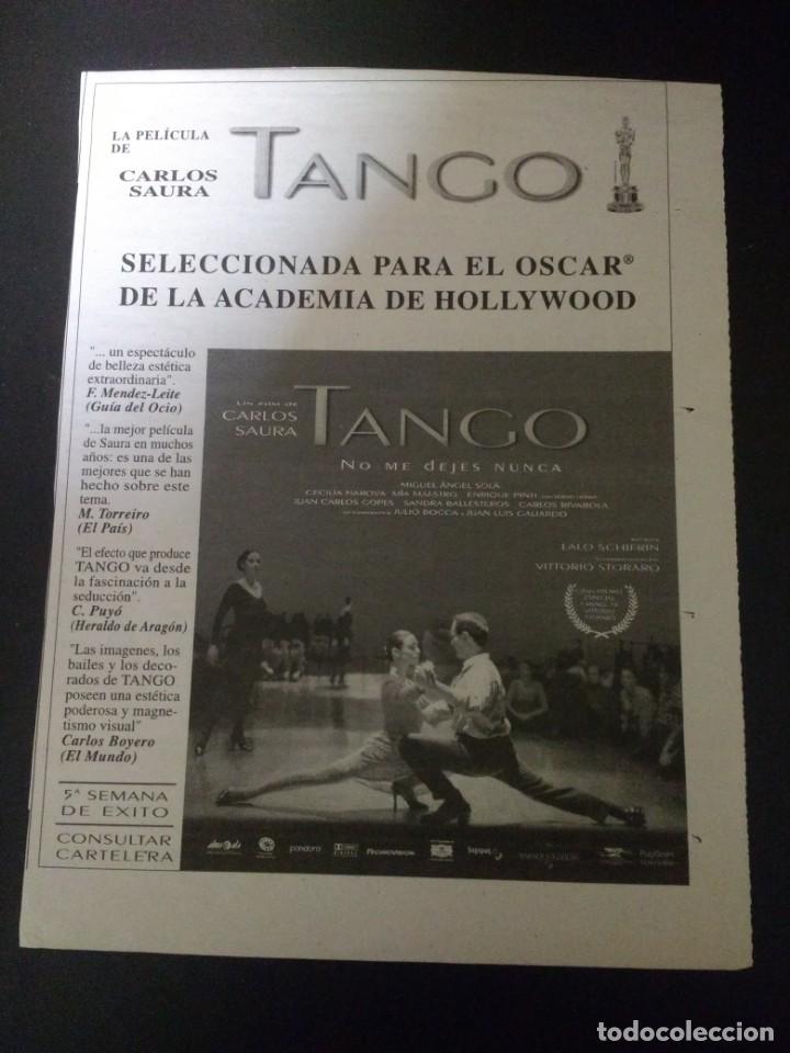 Collectionnisme Papier divers: RECORTE &laquo;TANGO&raquo;