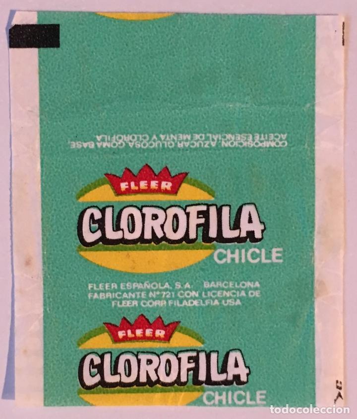 Otros Art&iacute;culos de Coleccionismo en Papel: ENVOLTORIO CHICLE FLEER. CLOROFILA. CHEWING GUM.