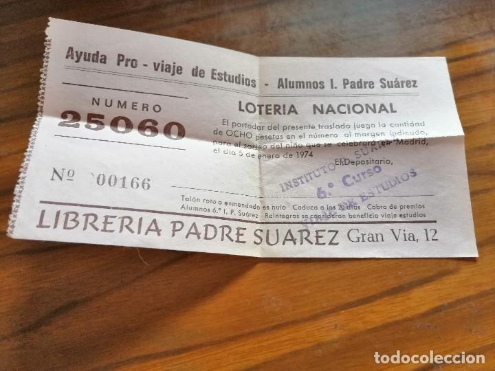 Sammelleidenschaft Andere Papierartikel: PAPELETA DE PARTICIPACI&Oacute;N DE LOTER&Iacute;A. PADRE SUAREZ. GRANADA. DOBLADA. BUEN ESTADO