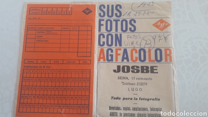 Collectionnisme Papier divers: Josbe Lugo fotografia Agfacolor