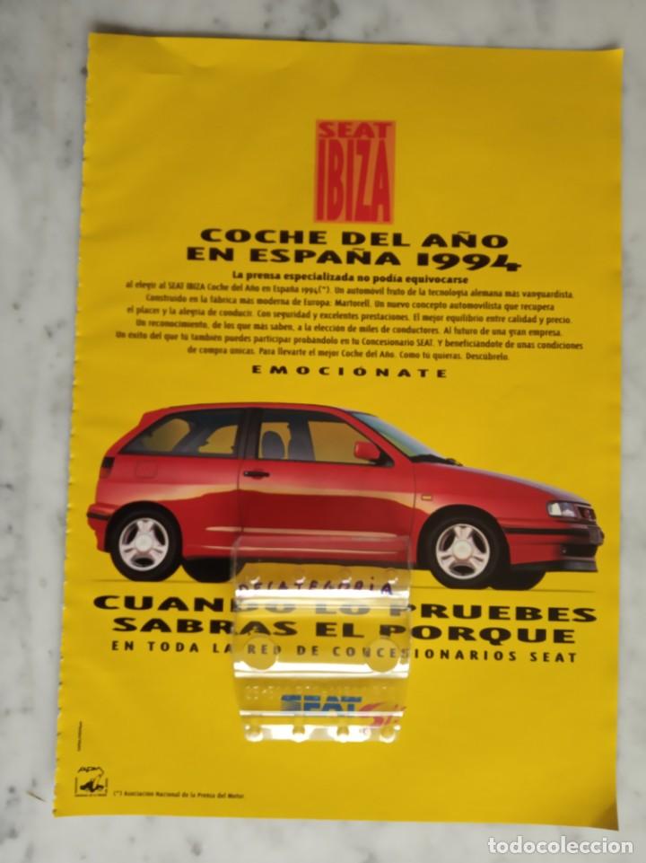 Otros art&iacute;culos de coleccionismo en papel: hoja de publicidad - seat ibiza - coche del a&ntilde;o 1994 -