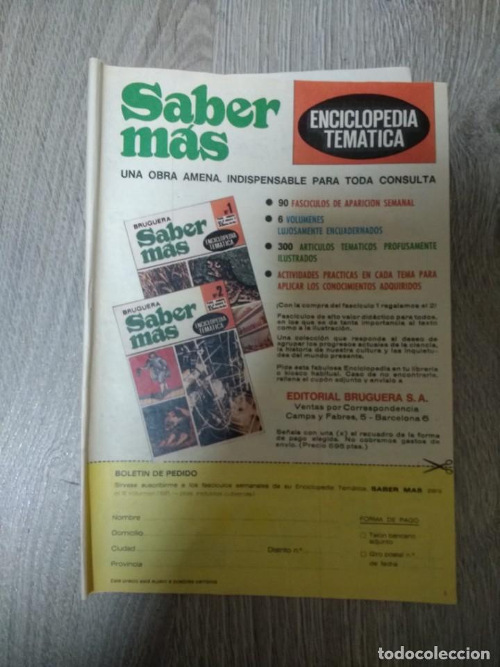 Collectionnisme Papier divers: ANUNCIO TBO &laquo; ENCICLOPEDIA TEM&Aacute;TICA SABER M&Aacute;S.&raquo;